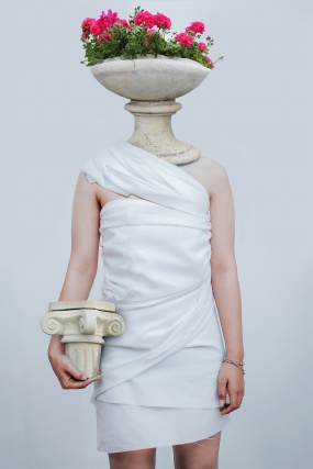 创意服装模特另类造型图片